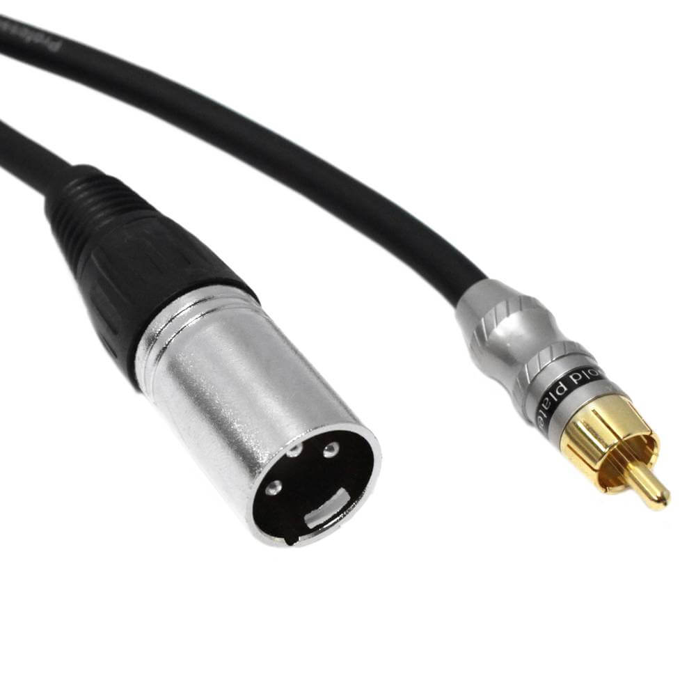 XLR Male - RCA Audio Cable Hire