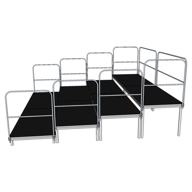 4x4 tiered seating hire Surrey